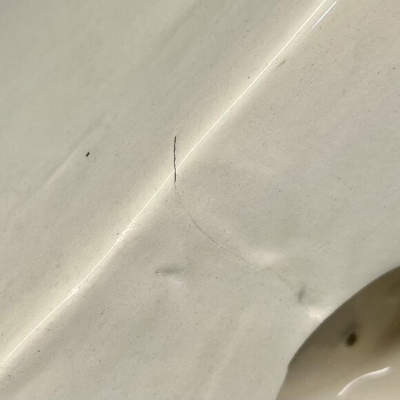 VTG BaroqueCherub Angel Sconce Wall Shelf Corbel Hand Painted Glazed Ceramic - Picture 7 of 8